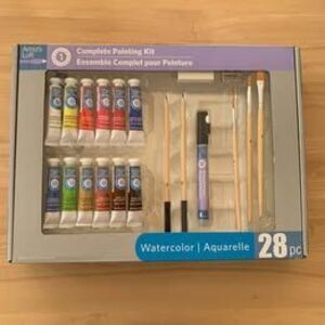 New Level 1 Complete Watercolor Painting Set by Artist's Loft 28 pieces